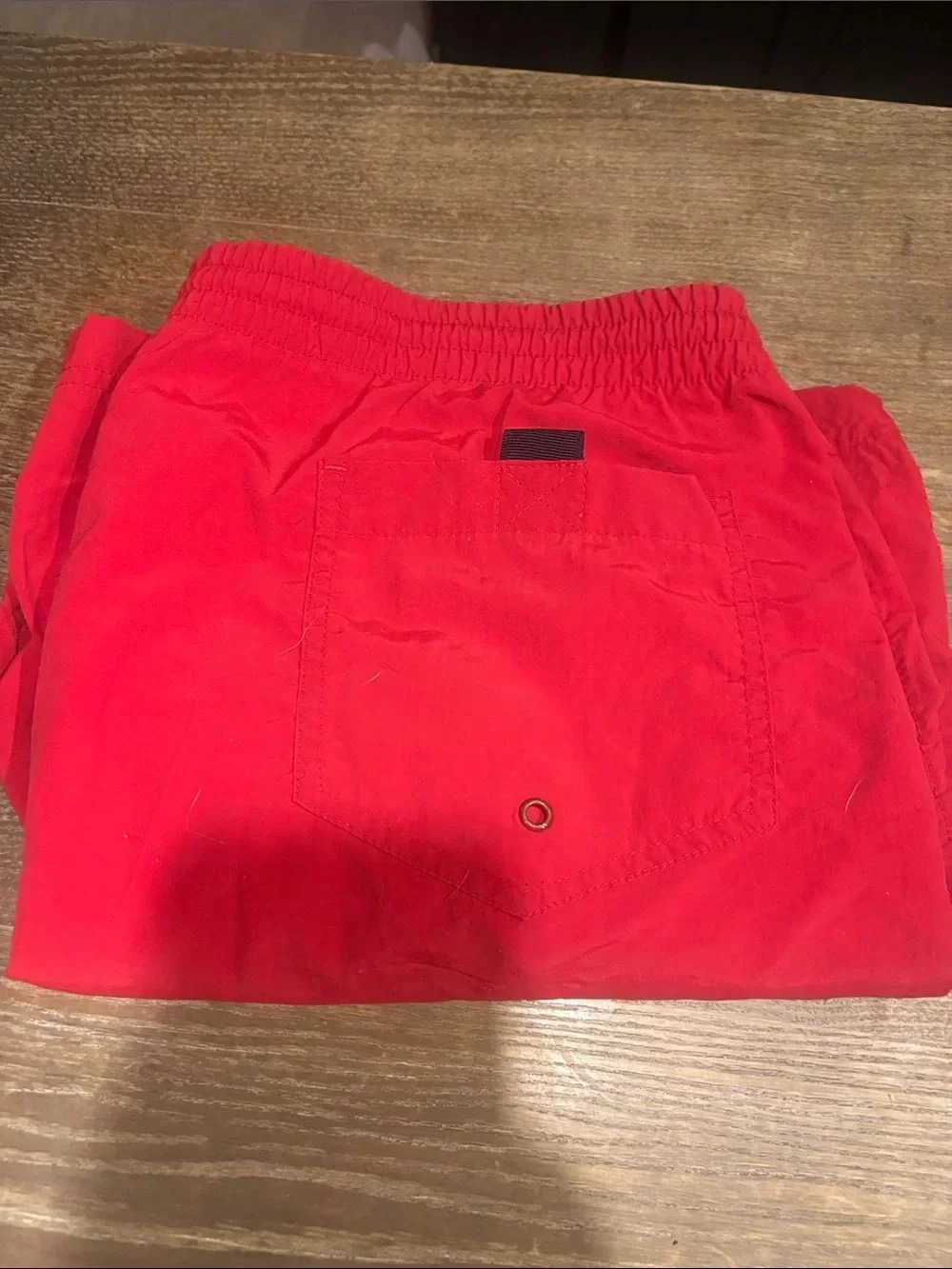 St. John's Bay Red Elastic-Waist Athletic Shorts